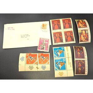 Vintage Mexico & Ecuador Stamps Collection 1968 Olympics Sets LI3050